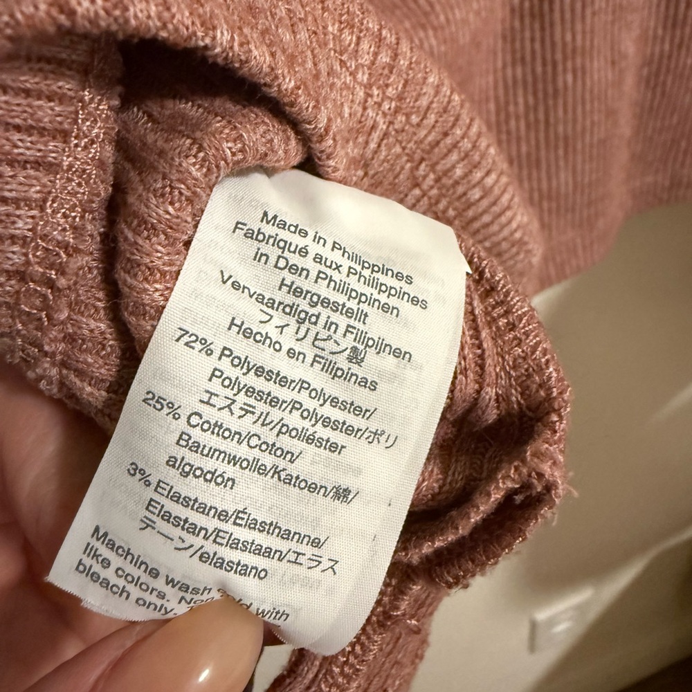 Madewell Dusty Pink Knit Sweater - Picture 4 of 4